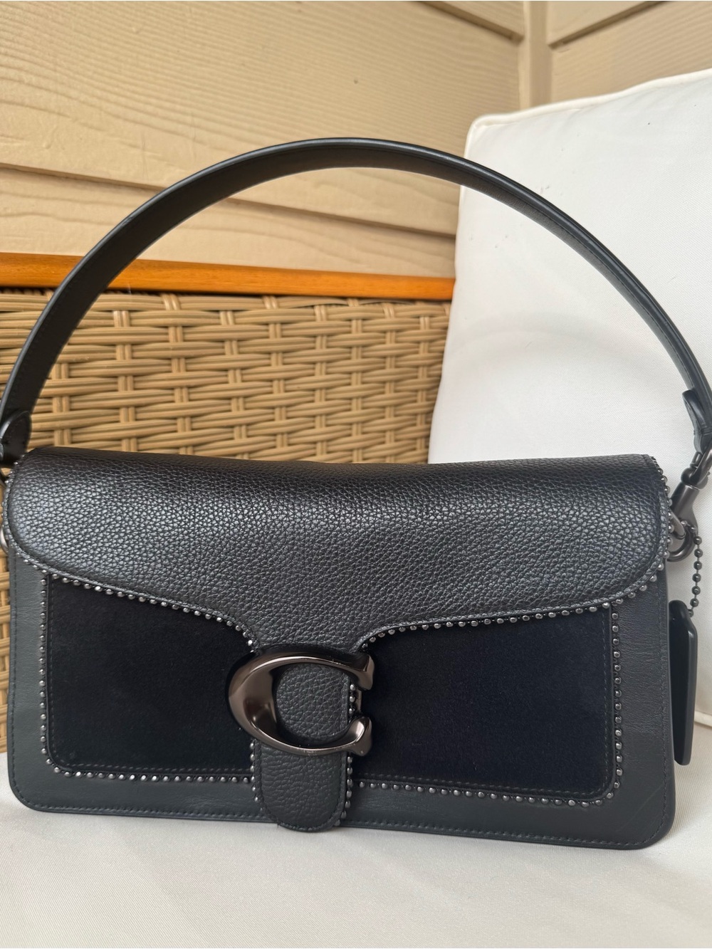Coach Tabby Shoulder Bag 26 With Beadchain